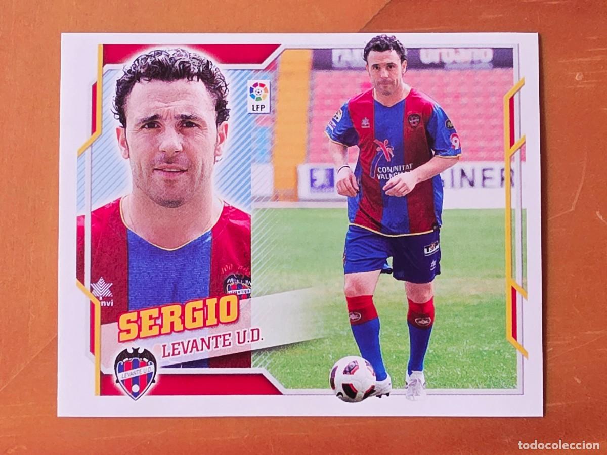 Cromos de f&uacute;tbol: &Uacute;ltimos Fichajes 12 Sergio Gonz&aacute;lez, Levante UD, Panini Ediciones Liga Este 2010 2011 10 11