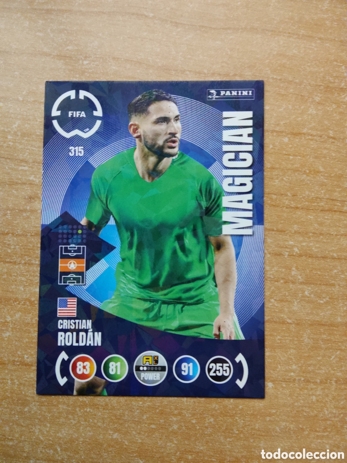 Football Stickers: 315 CRISTIAN ROLDAN MAGICIAN MUNDIAL DE CLUBES ADRENALYN 2025