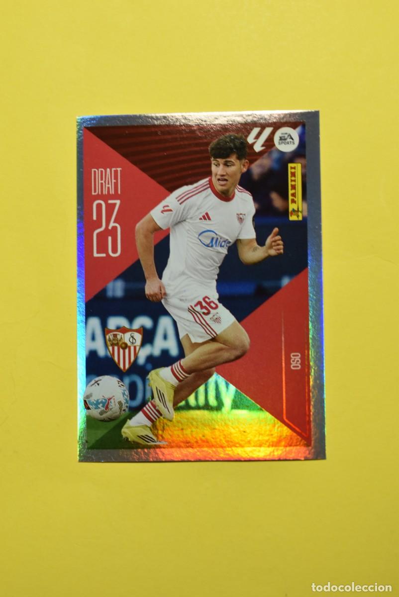 Cromos de f&uacute;tbol: Cromo Liga 2026 2027. 26 27. Oso. Sevilla. Draft 23. N. &ordm; 17. ESTE. Panini