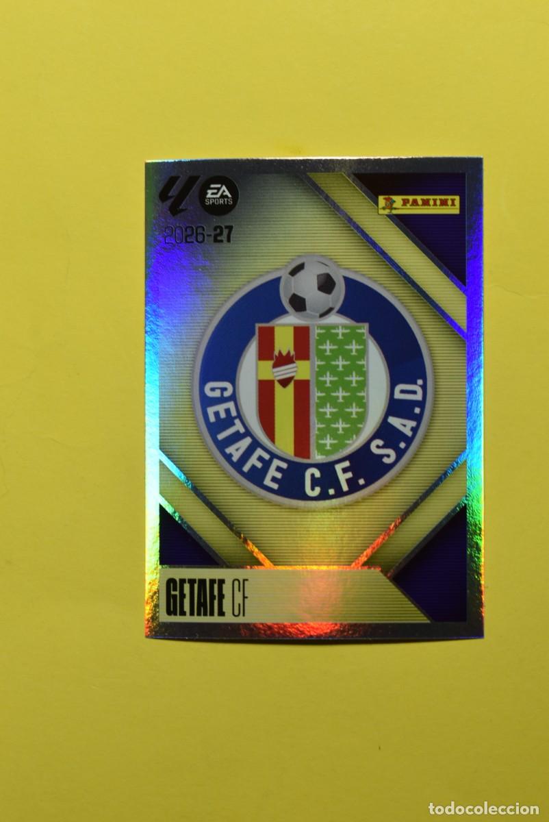 Cromos de f&uacute;tbol: Cromo Liga 2026 2027. 26 27. Getafe. Escudo. N. &ordm; 1. ESTE. Panini