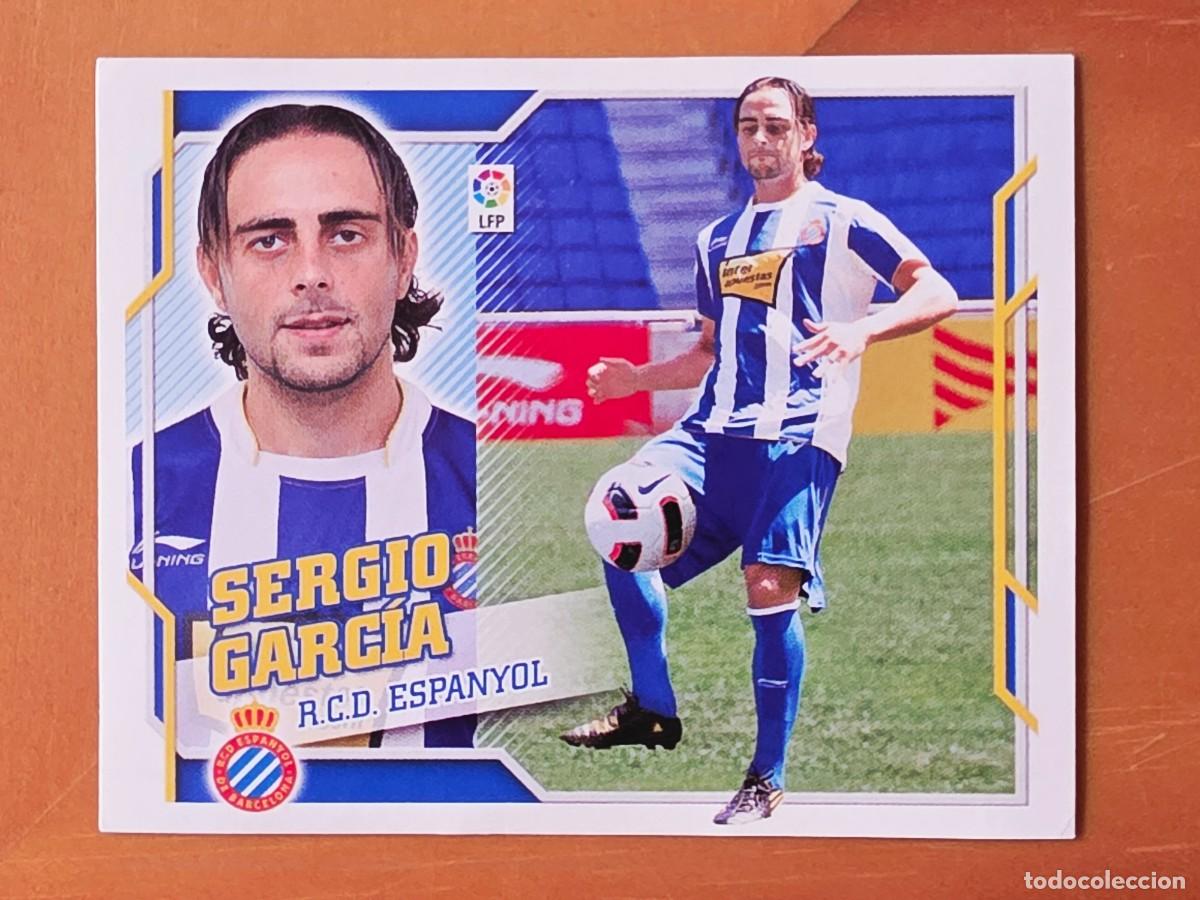 Cromos de f&uacute;tbol: &Uacute;ltimos Fichajes 50 Sergio Garc&iacute;a, RCD Espanyol, Panini Ediciones Liga Este 2010 2011 10 11