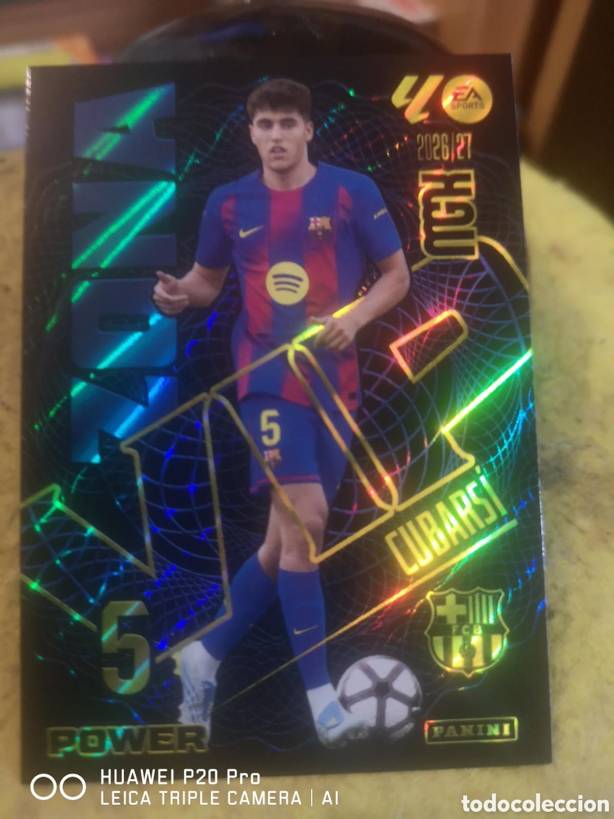 Cromos de f&uacute;tbol: MEGACRACKS 2026 27 ZONA VIP POWER CUBARSI 391P - BARCELONA