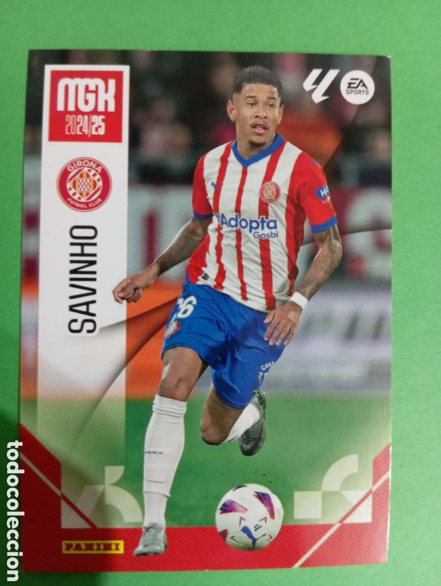 Cromos de f&uacute;tbol: Savinho Girona n&deg;180 / PANINI MEGACRACKS 2024/2025