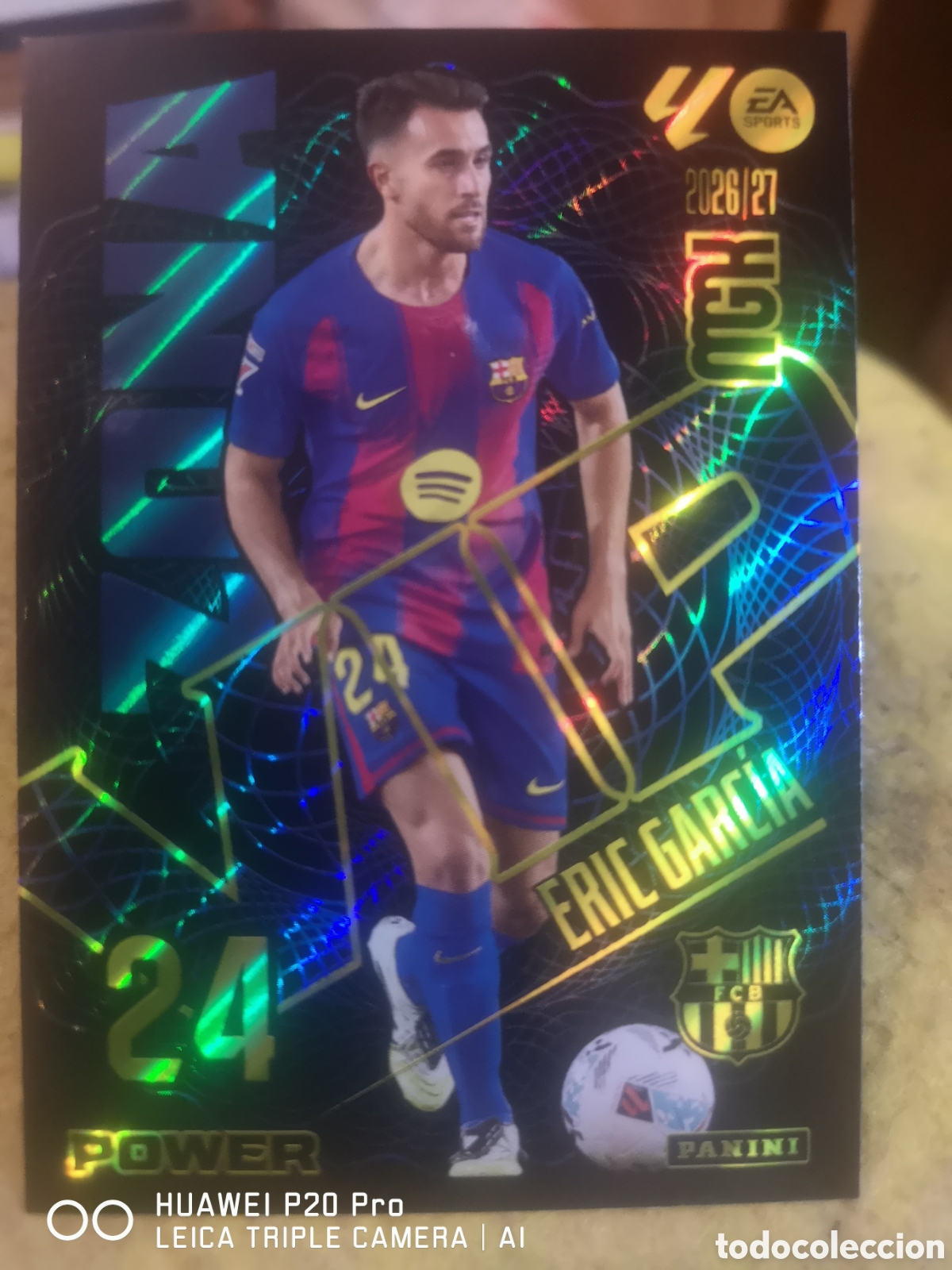 Cromos de f&uacute;tbol: MEGACRACKS 2026 27 ZONA VIP POWER ERIC GARCIA 393P - BARCELONA