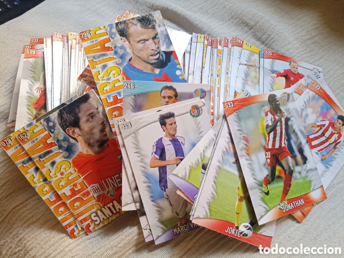Cromos de f&uacute;tbol: Cromos Official Quiz Game Collection fichas Quiz liga 2014 nuevos lote de m&aacute;s de 120 cromos
