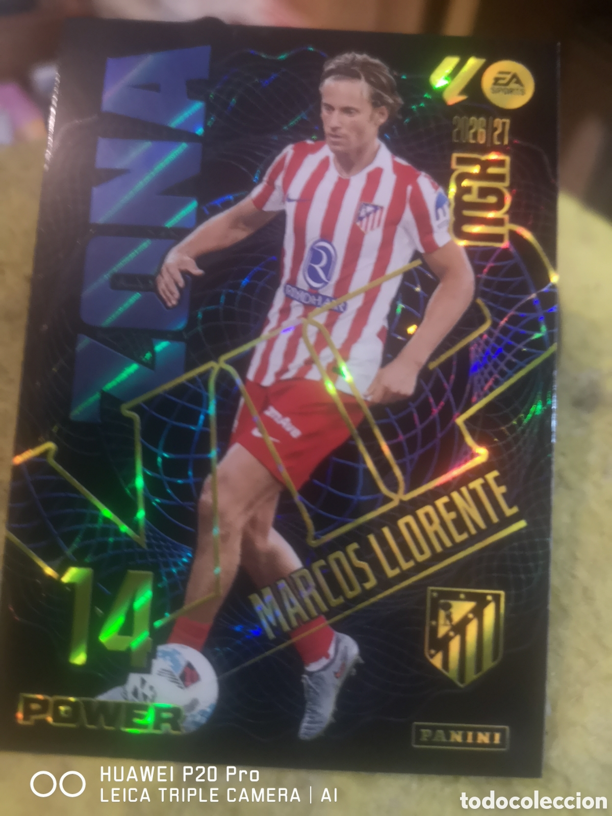 Cromos de f&uacute;tbol: MEGACRACKS 2026 27 ZONA VIP POWER MARCOS LLORENTE 401P - ATLETICO DE MADRID