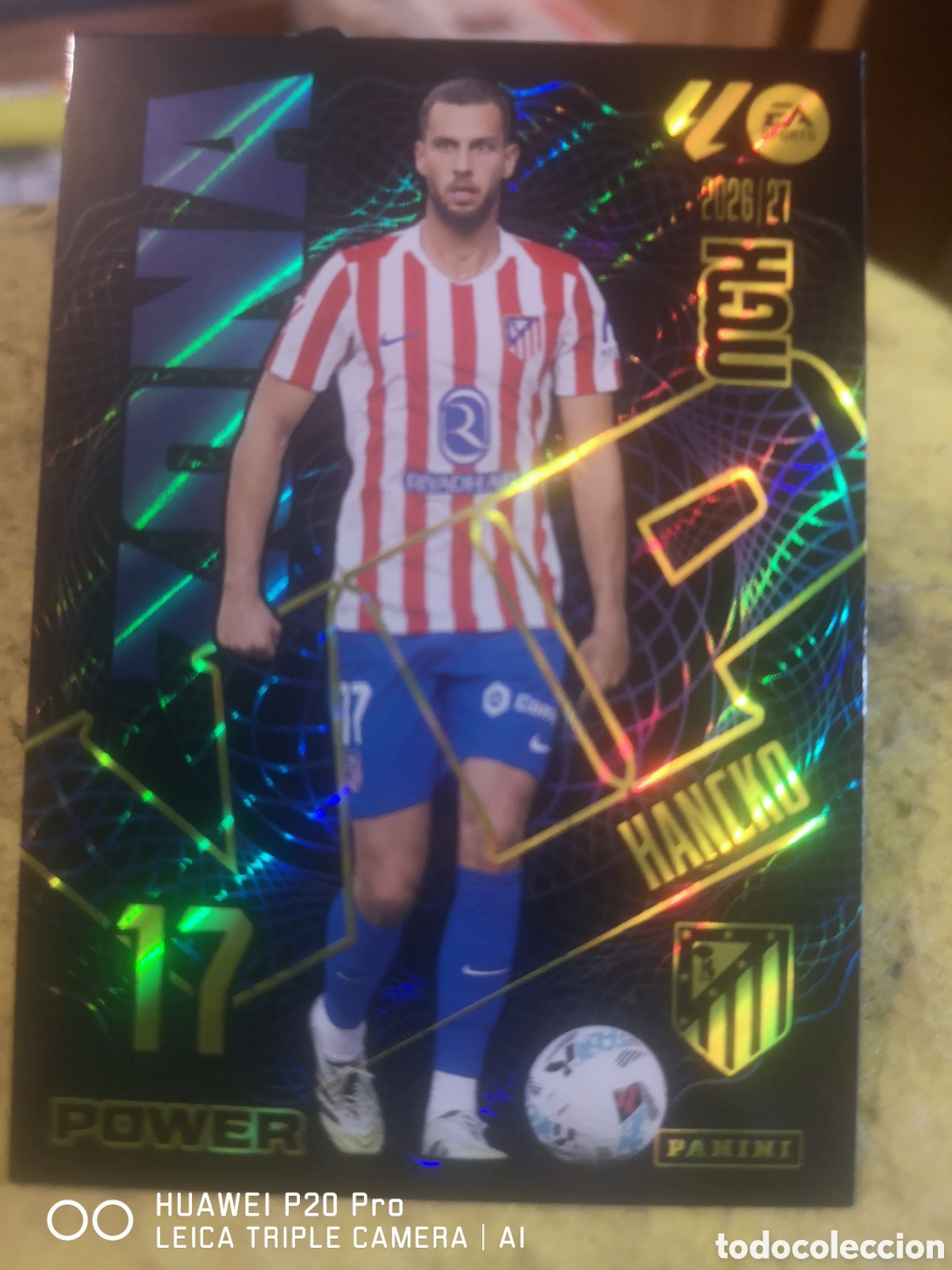 Cromos de f&uacute;tbol: MEGACRACKS 2026 27 ZONA VIP POWER HANCKO 397P - ATLETICO DE MADRID