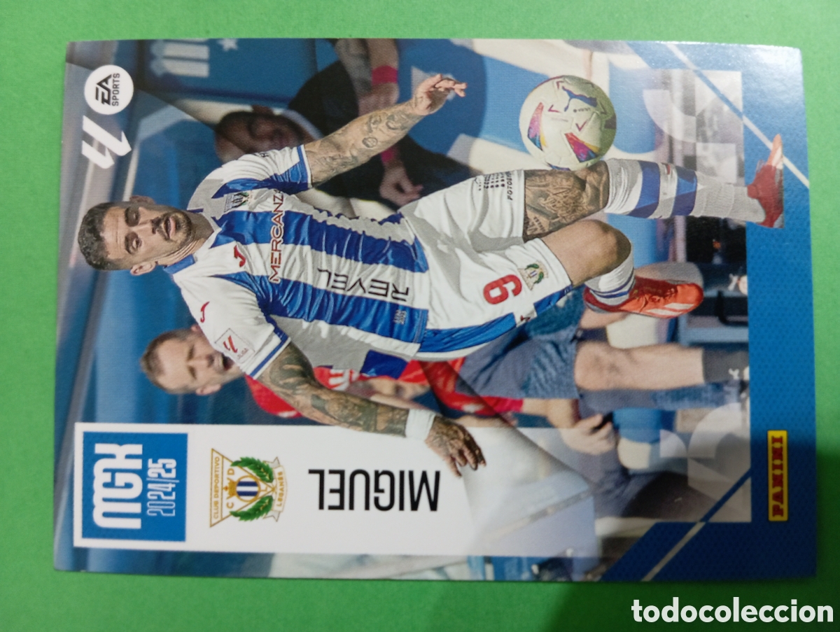 Cromos de f&uacute;tbol: Miguel Legan&eacute;s n&deg;215 / PANINI MEGACRACKS 2024/2025