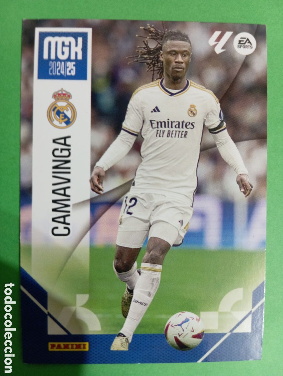 Cromos de f&uacute;tbol: Camavinga Real Madrid n&deg;226 / PANINI MEGACRACKS 2024/2025