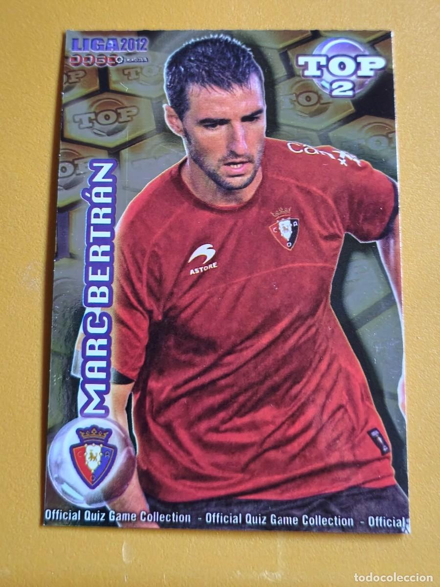 Cromos de f&uacute;tbol: marc bertran, liga 2012 top