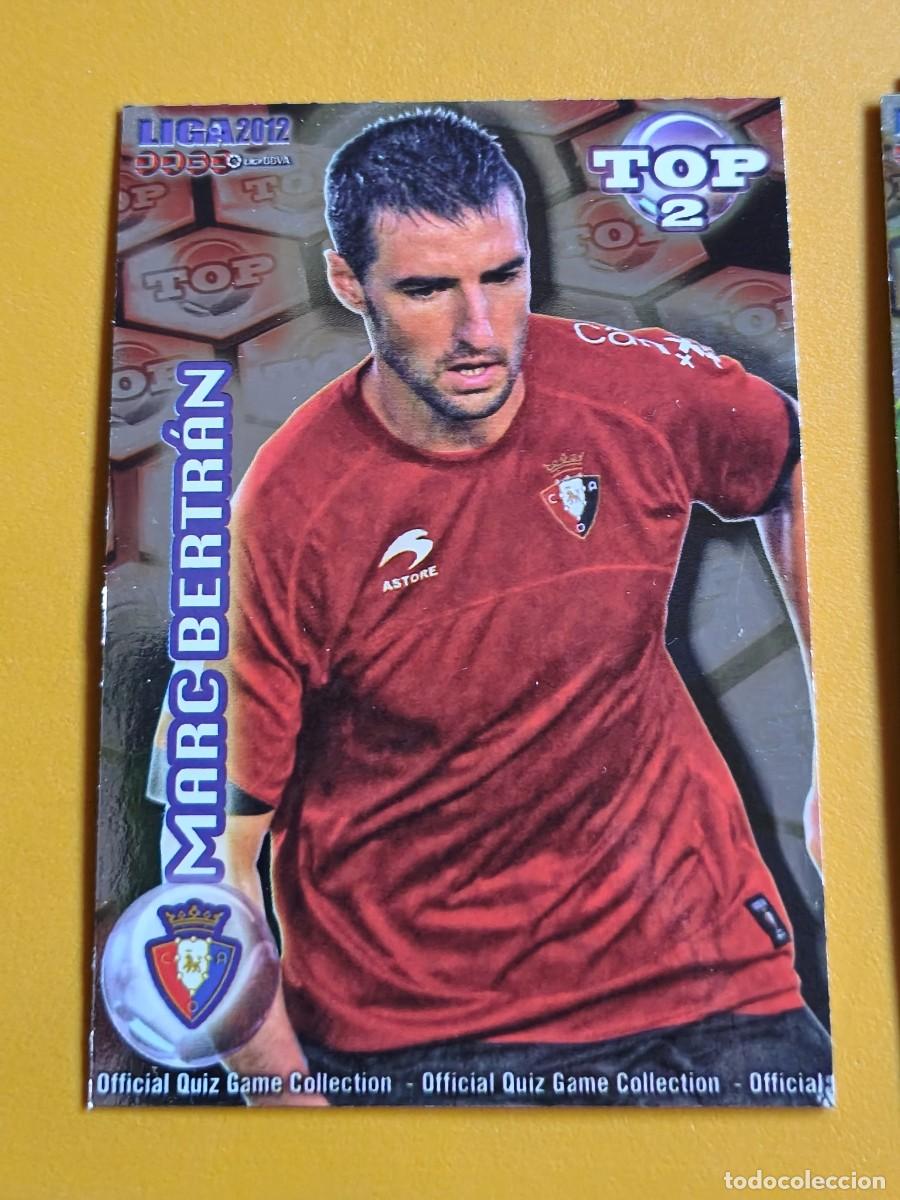 Cromos de f&uacute;tbol: marc bertran, liga 2012 top