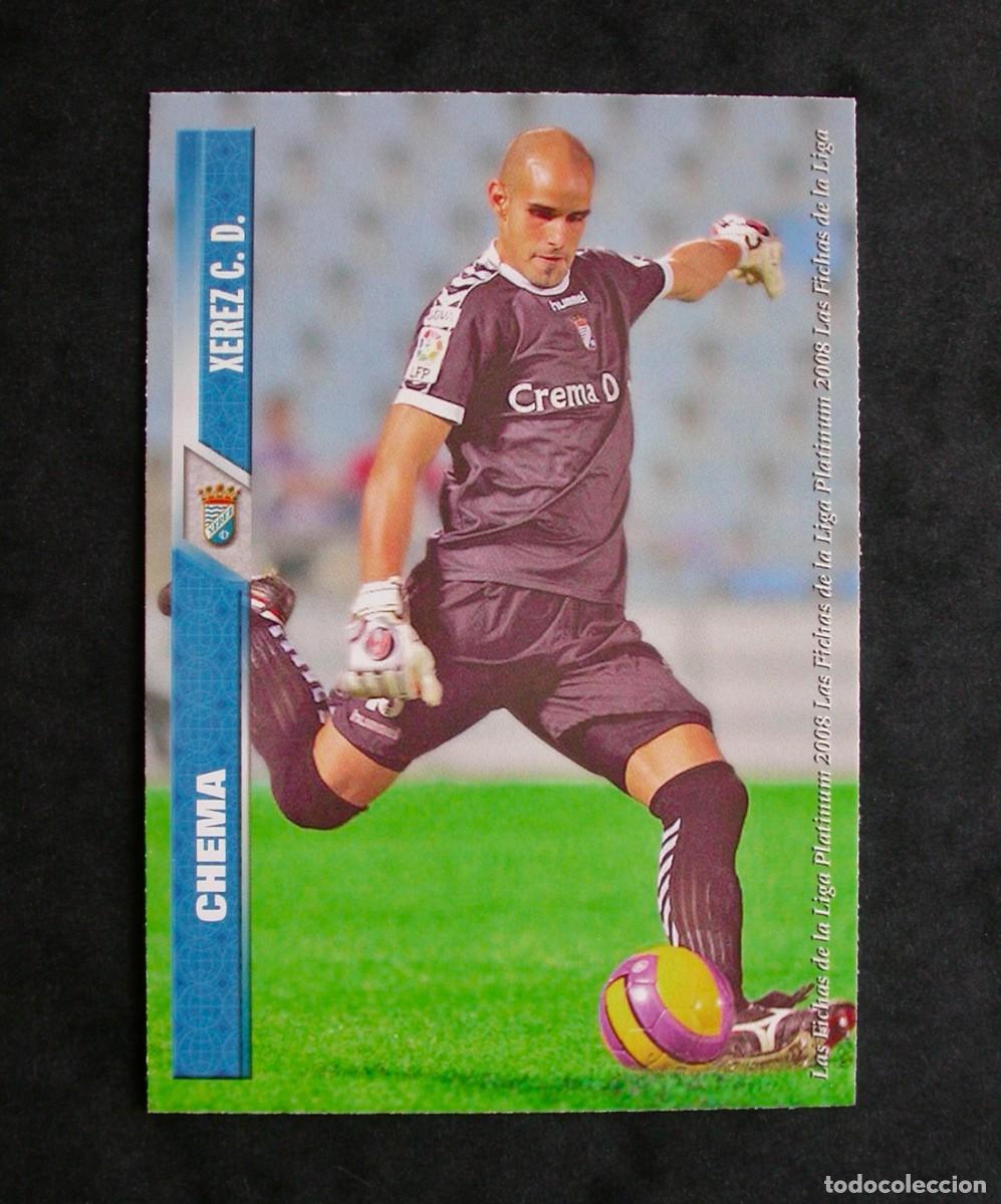 Cromos de f&uacute;tbol: 911 CHEMA XEREZ / EQUIPOS DE 2&ordf; DIVISI&Oacute;N / FICHAS DE LA LIGA 2007 2008 / MUNDICROMO