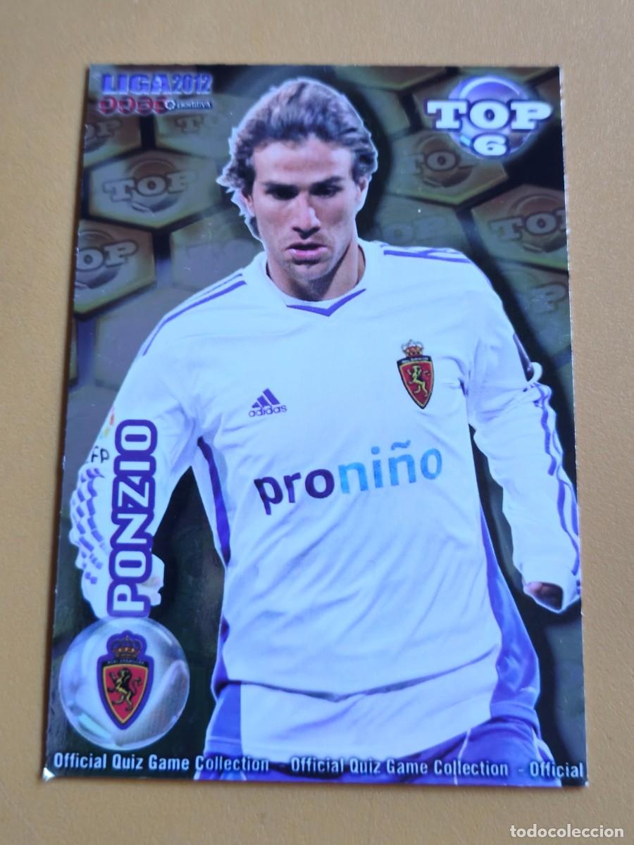 Cromos de f&uacute;tbol: ponzio, liga 2012 top