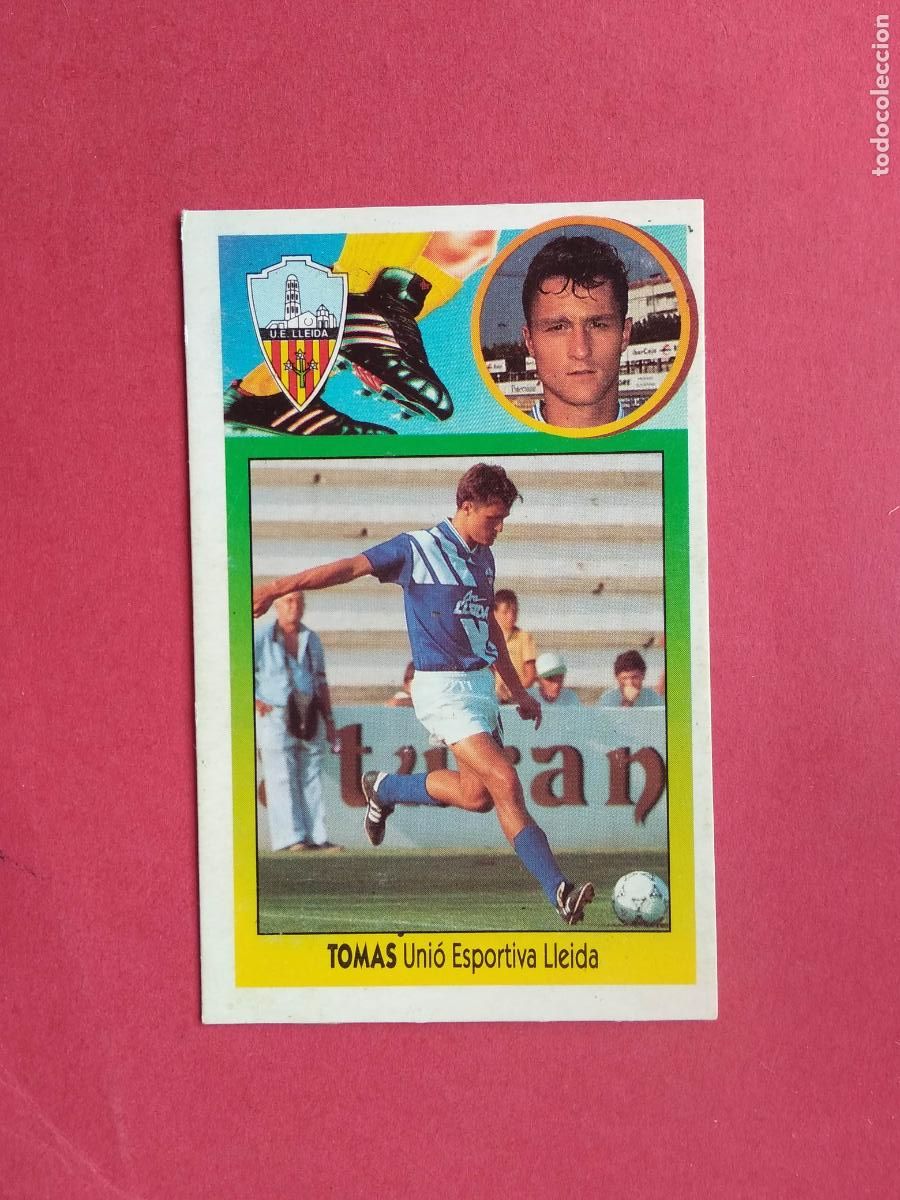 Cromos de f&uacute;tbol: EDICIONES ESTE LIGA 93 94 1993 1994 CROMO DESPEGADO FICHAJE N&ordm; 22 TOMAS LLEIDA VERSION