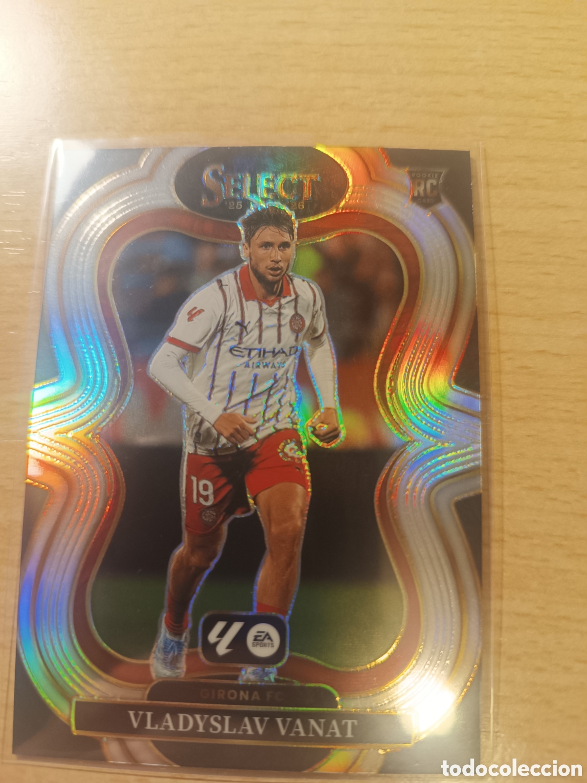 Cromos de f&uacute;tbol: VLADYSLAV VANAT RC PRIZIM GIRONA SELECT LA LIGA 2025 2026 PANINI 25 26 ROOKIE