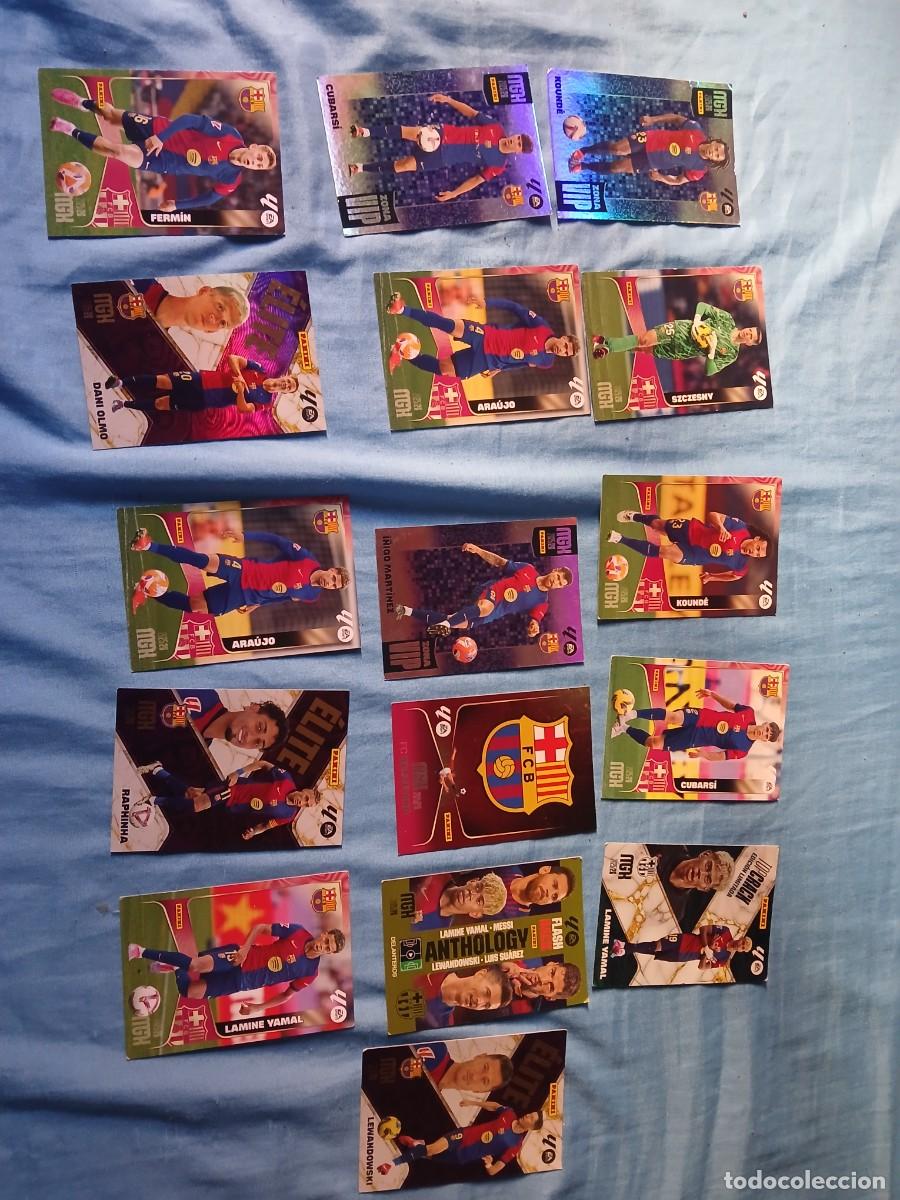 Cromos de f&uacute;tbol: 16 cromos de panini 2025 -26 de F.c barcelona Yamal etc 2 &euro; cada cromo
