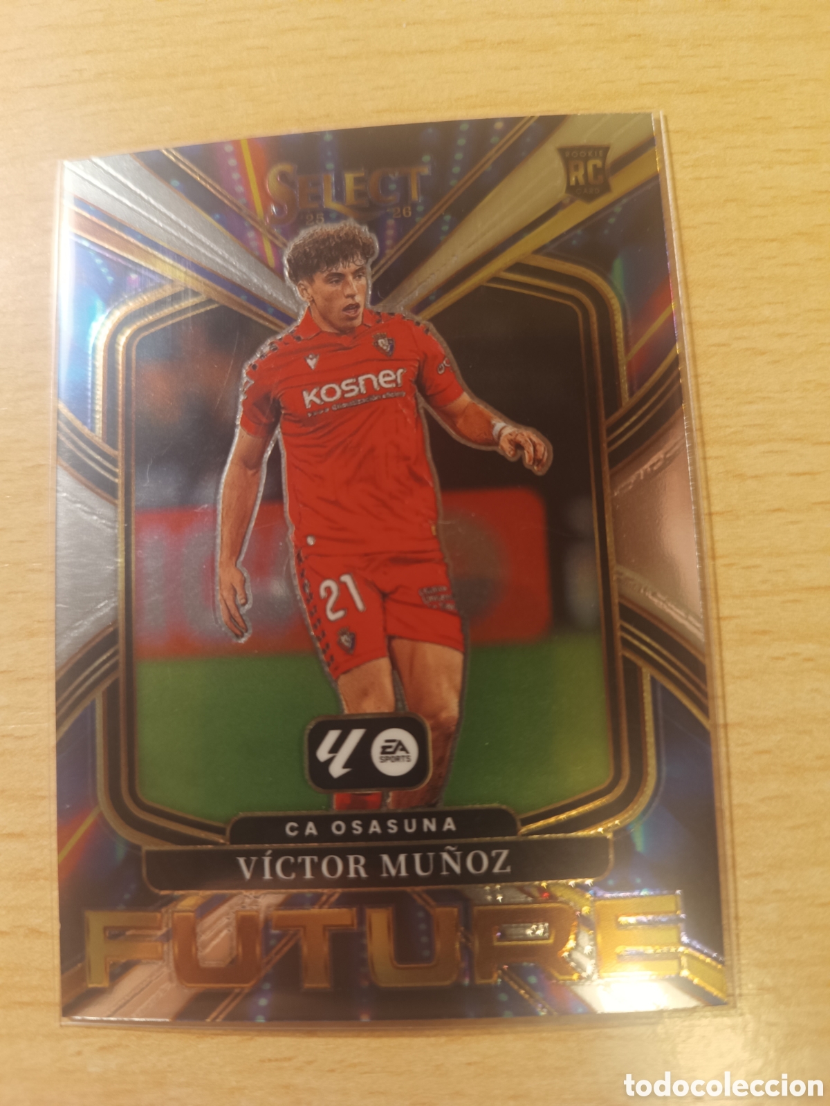 Cromos de f&uacute;tbol: 10 VICTOR MU&Ntilde;OZ RC FUTURE OSASUNA SELECT LA LIGA 2025 2026 PANINI 25 26 ROOKIE