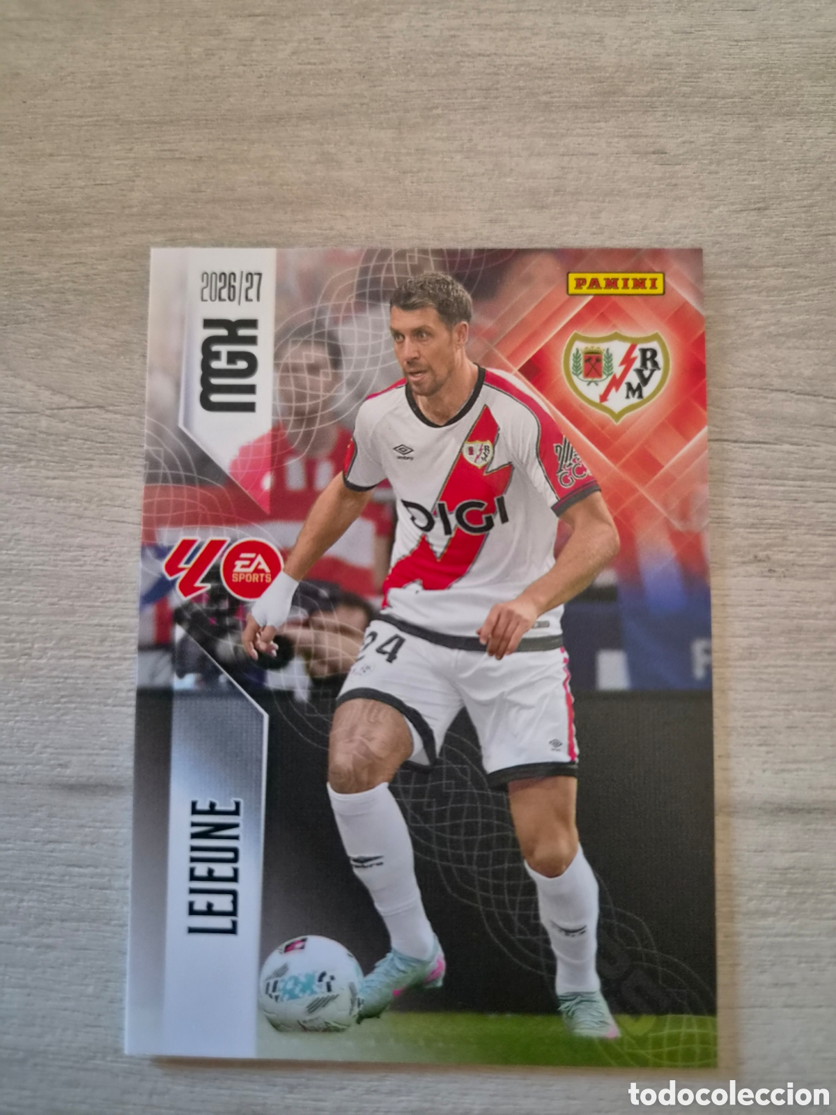 Cromos de f&uacute;tbol: N&deg;294 Rayo Vallecano Lejuene Megacracks 26/27