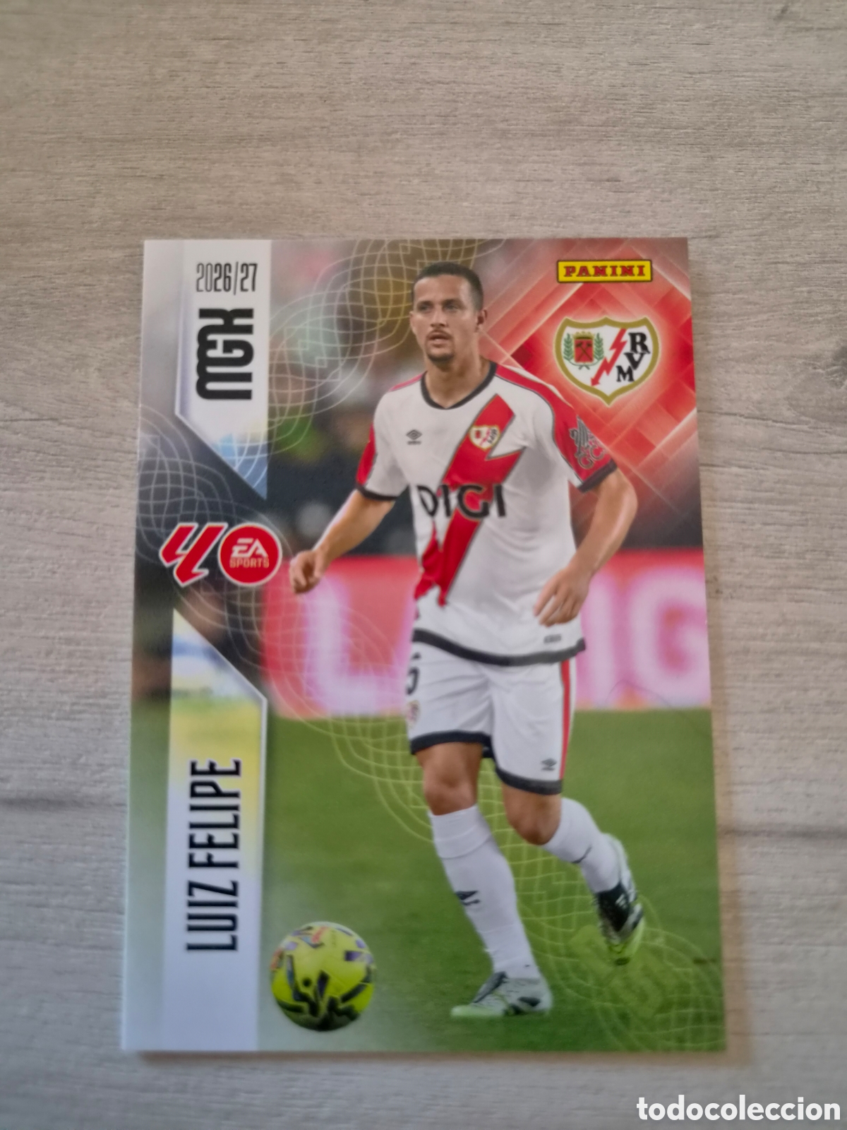Cromos de f&uacute;tbol: N&deg;296 Rayo Vallecano Luiz Felipe Megacracks 26/27