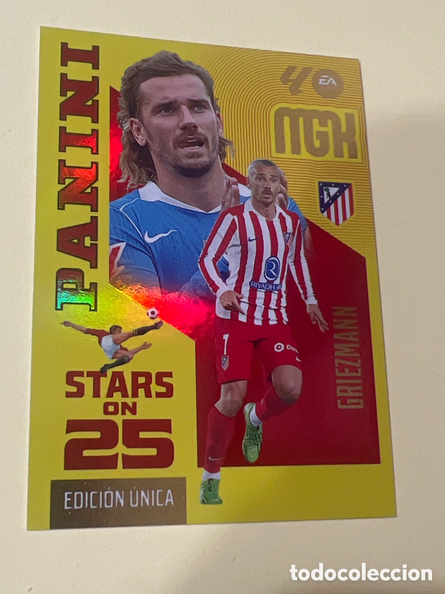 Cromos de f&uacute;tbol: C5430. MEGACRACKS 2026/27 CARD 25 ANIVERSARIO EDICION LIMITADA GRIEZMANN AT MADRID # 443 PANINI