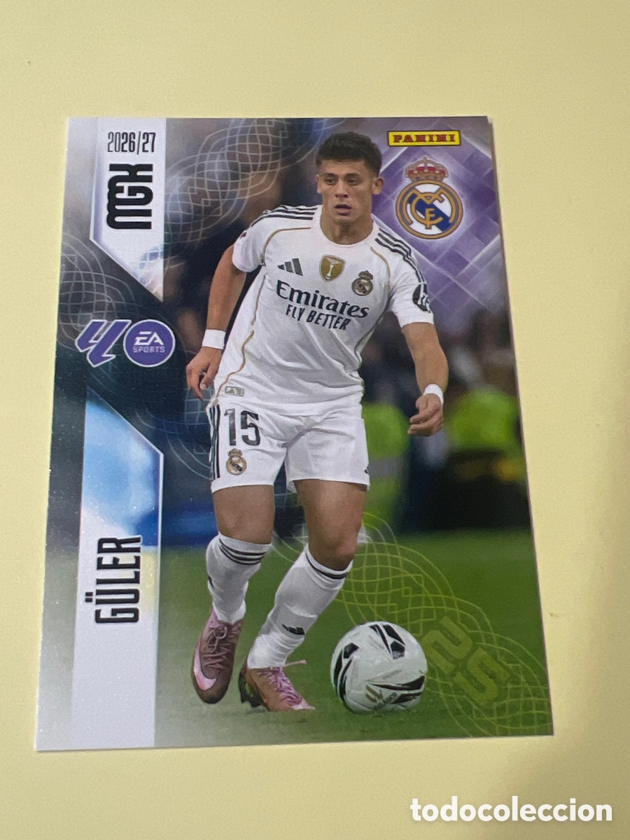 Fu&szlig;ball-Sticker: C5431. CROMO DE FUTBOL NUMERO 229 GULER REAL MADRID LIGA 2026 2027 MEGACRAKS MGK PANINI !