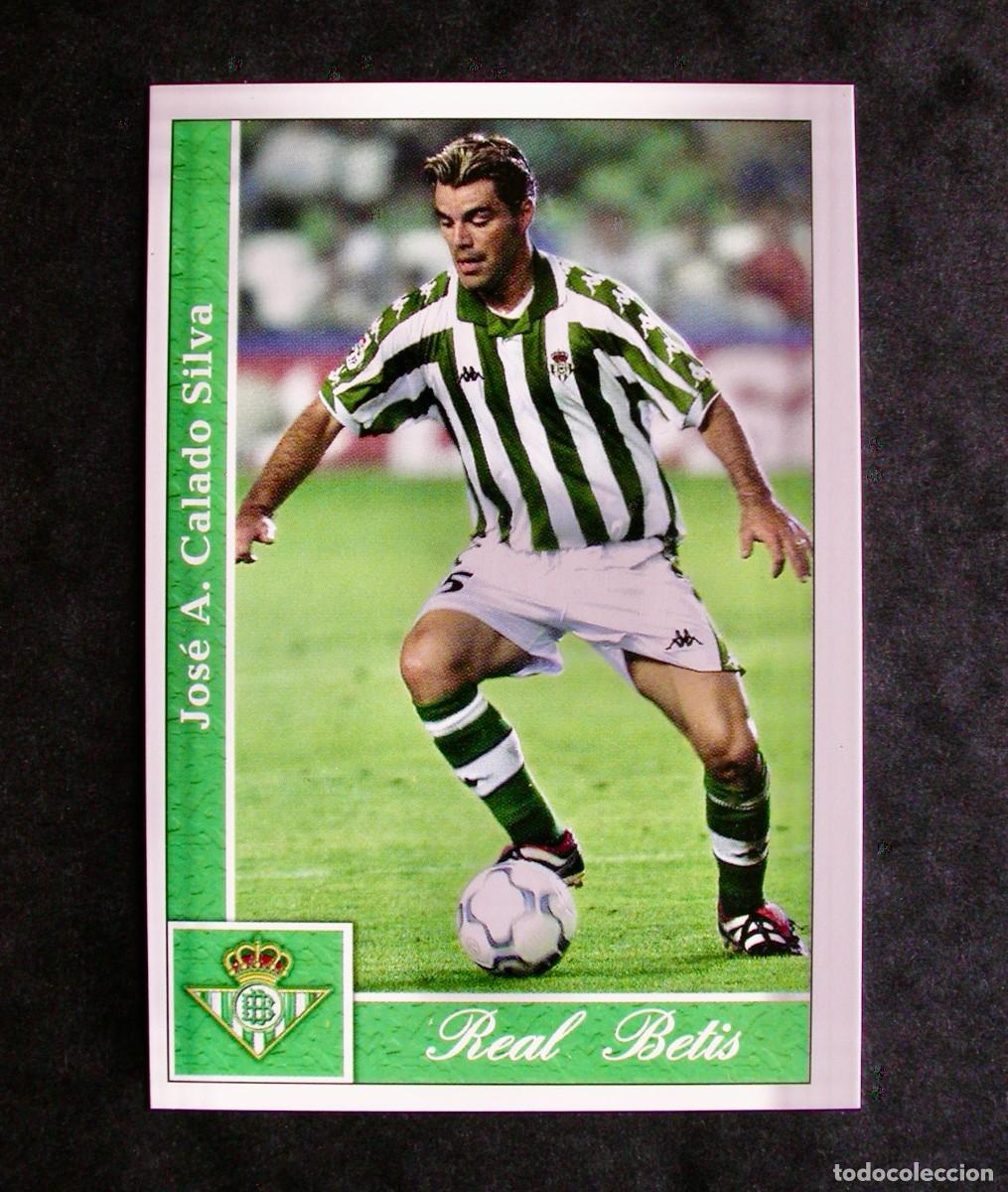 Cromos de f&uacute;tbol: N&ordm; 398 CALADO DEL BETIS DE LAS FICHAS DE LA LIGA 2001 2002 DE MUNDICROMO