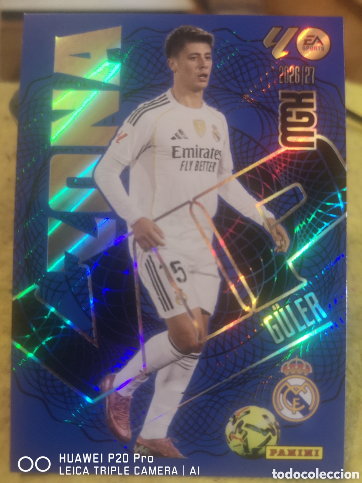 Cromos de f&uacute;tbol: MEGACRACKS 2026 27 ZONA VIP GULER 396 - REAL MADRID