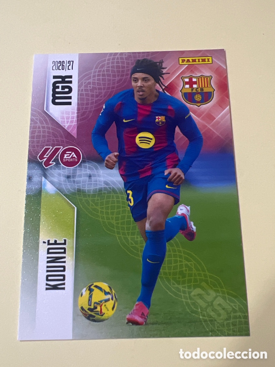 Cromos de f&uacute;tbol: C5433. CROMO - MGK 2026/27 - 76 KOUNDE - FC. BARCELONA