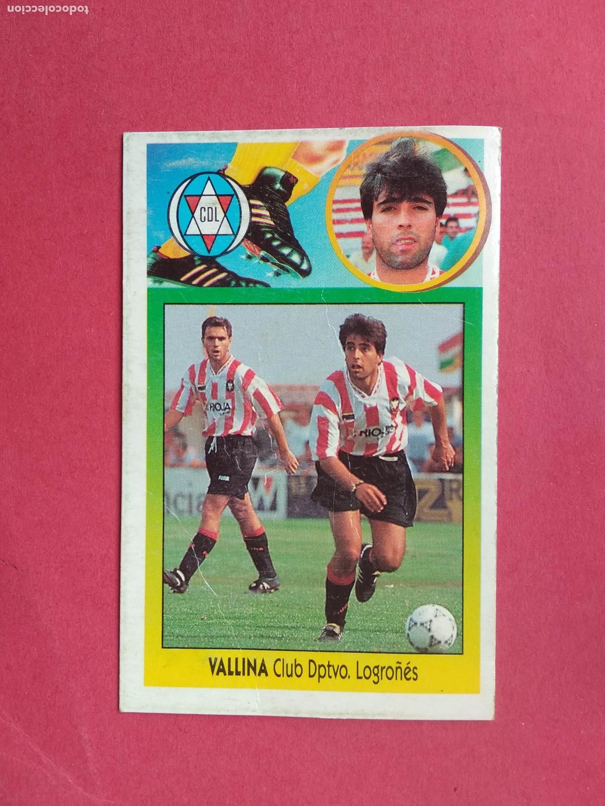 Cromos de f&uacute;tbol: EDICIONES ESTE LIGA 93 94 1993 1994 CROMO DESPEGADO FICHAJE N&ordm; 32 VALLINA LOGRO&Ntilde;ES