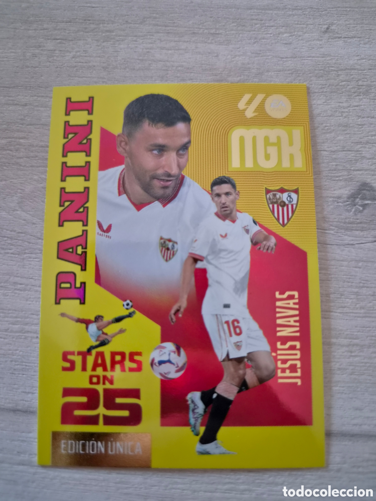 Cromos de f&uacute;tbol: N&deg;437 Stars On 25 Jesus Navas Megacracks 26/27