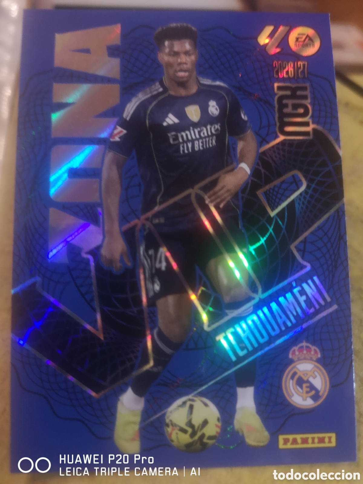 Cromos de f&uacute;tbol: MEGACRACKS 2026 27 ZONA VIP TCHOUAMENI 405 - REAL MADRID
