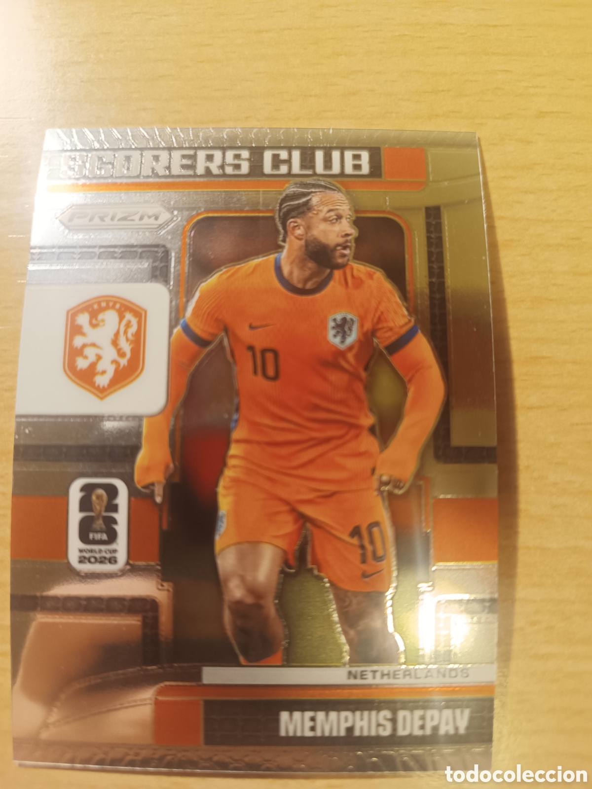 Cromos de f&uacute;tbol: 9 MEMPHIS DEPAY SCORERS CLUB NETHERLANDS HOLANDA PRIZM FIFA WORLD CUP 2026 MUNDIAL 26 PANINI