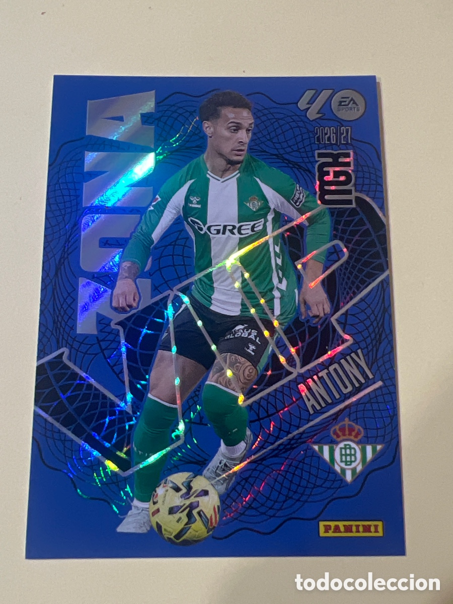 Cromos de f&uacute;tbol: C5434. 388 ANTONY REAL BETIS ZONA VIP FICHAS ALBUM MEGACRACKS 2026 2027 MGK 26 27