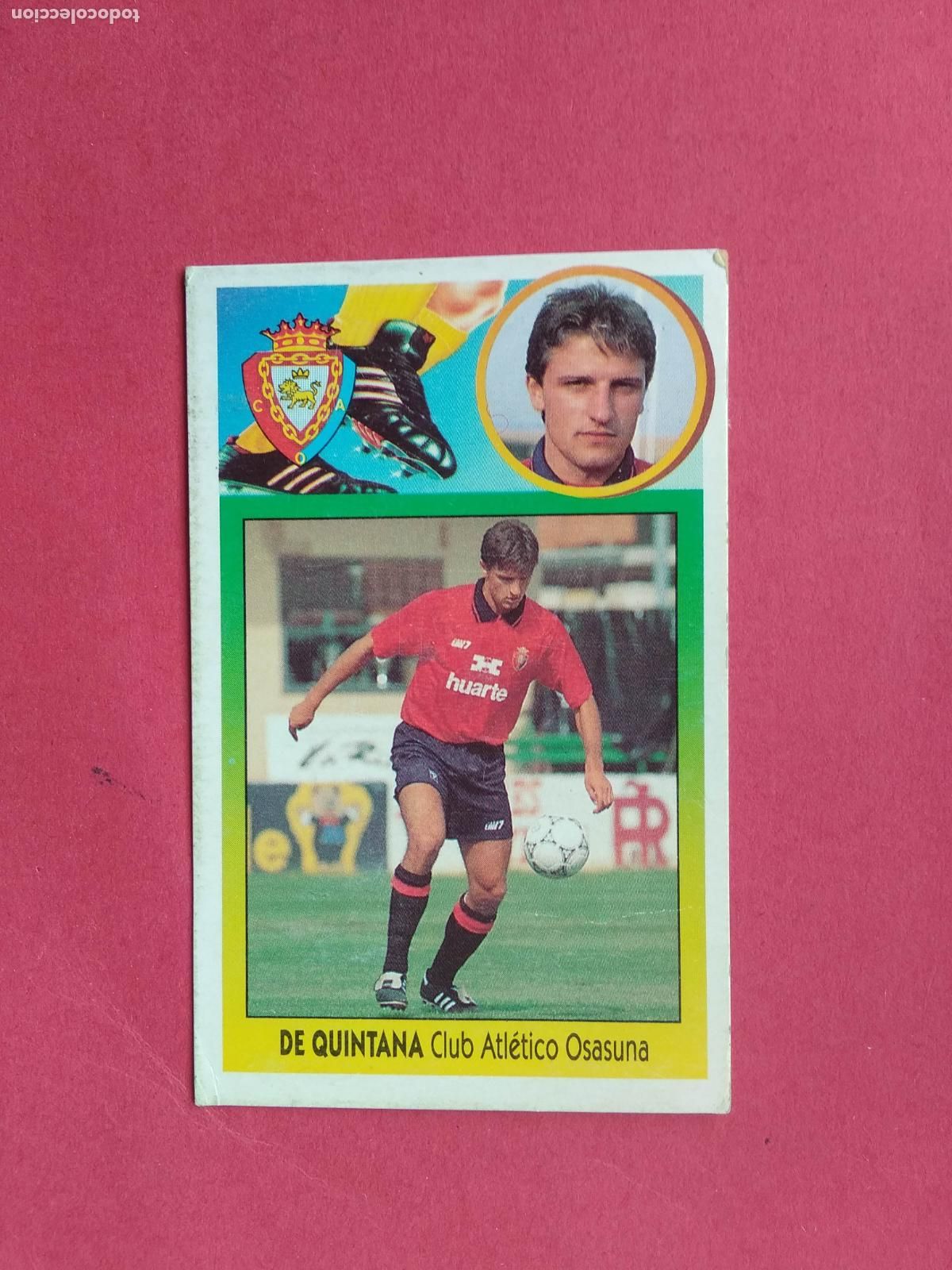 Cromos de f&uacute;tbol: EDICIONES ESTE LIGA 93 94 1993 1994 CROMO DESPEGADO FICHAJE N&ordm; 36 DE QUINTANA OSASUNA