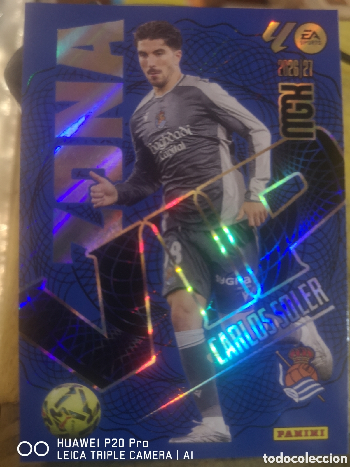 Fu&szlig;ball-Sticker: MEGACRACKS 2026 27 ZONA VIP CARLOS SOLER 390 - REAL SOCIEDAD