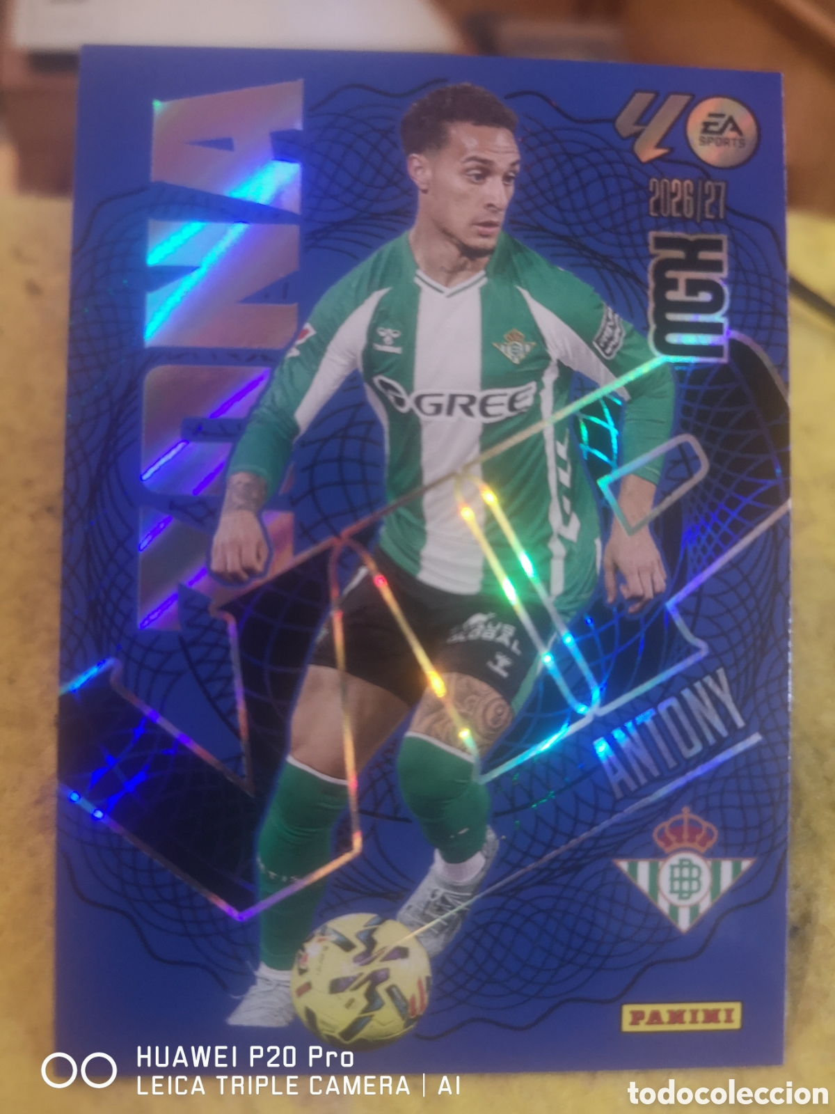 Cromos de f&uacute;tbol: MEGACRACKS 2026 27 ZONA VIP ANTONY 388 - REAL BETIS