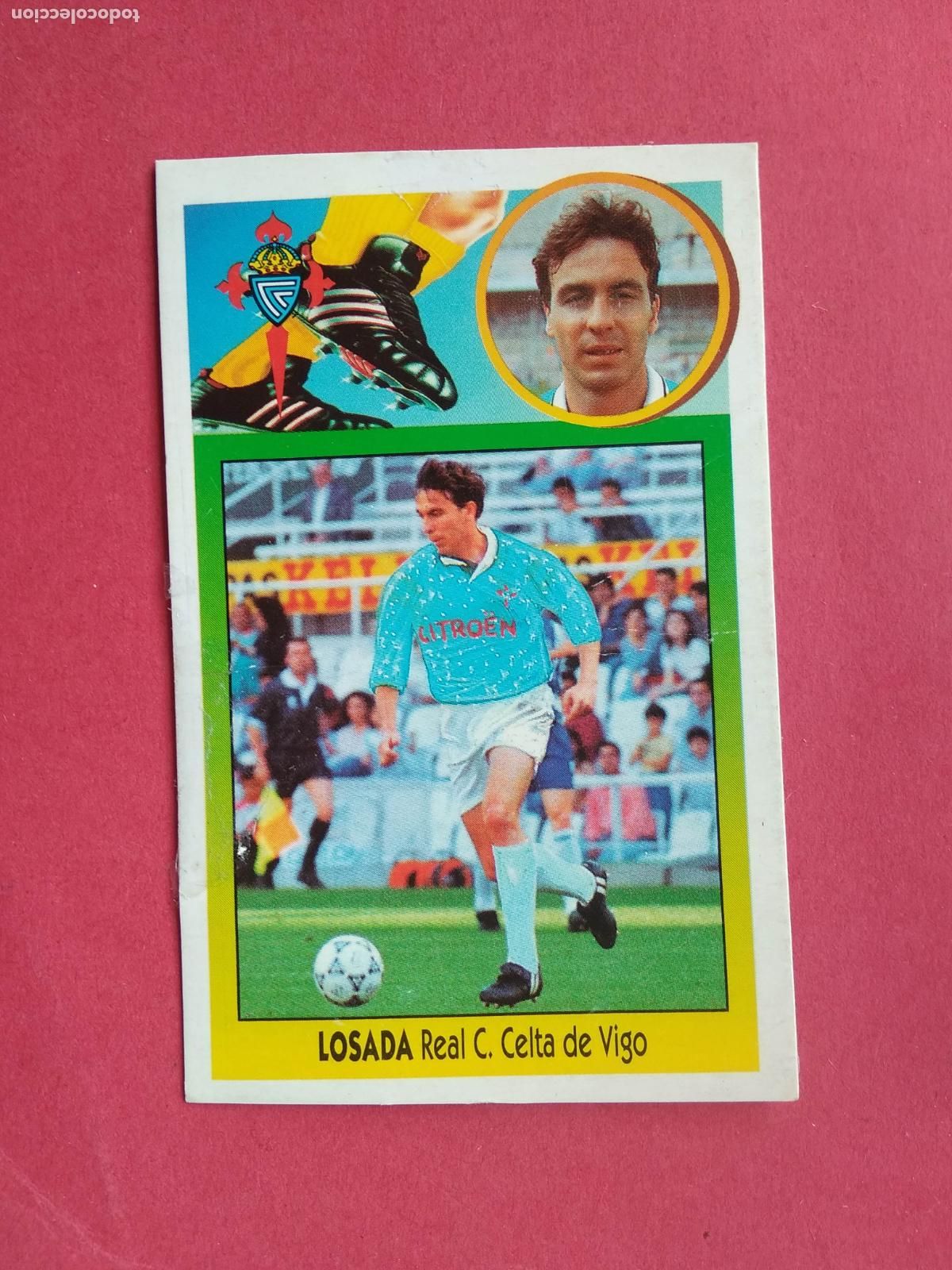 Cromos de f&uacute;tbol: EDICIONES ESTE LIGA 93 94 1993 1994 CROMO DESPEGADO COLOCA LOSADA CELTA DE VIGO