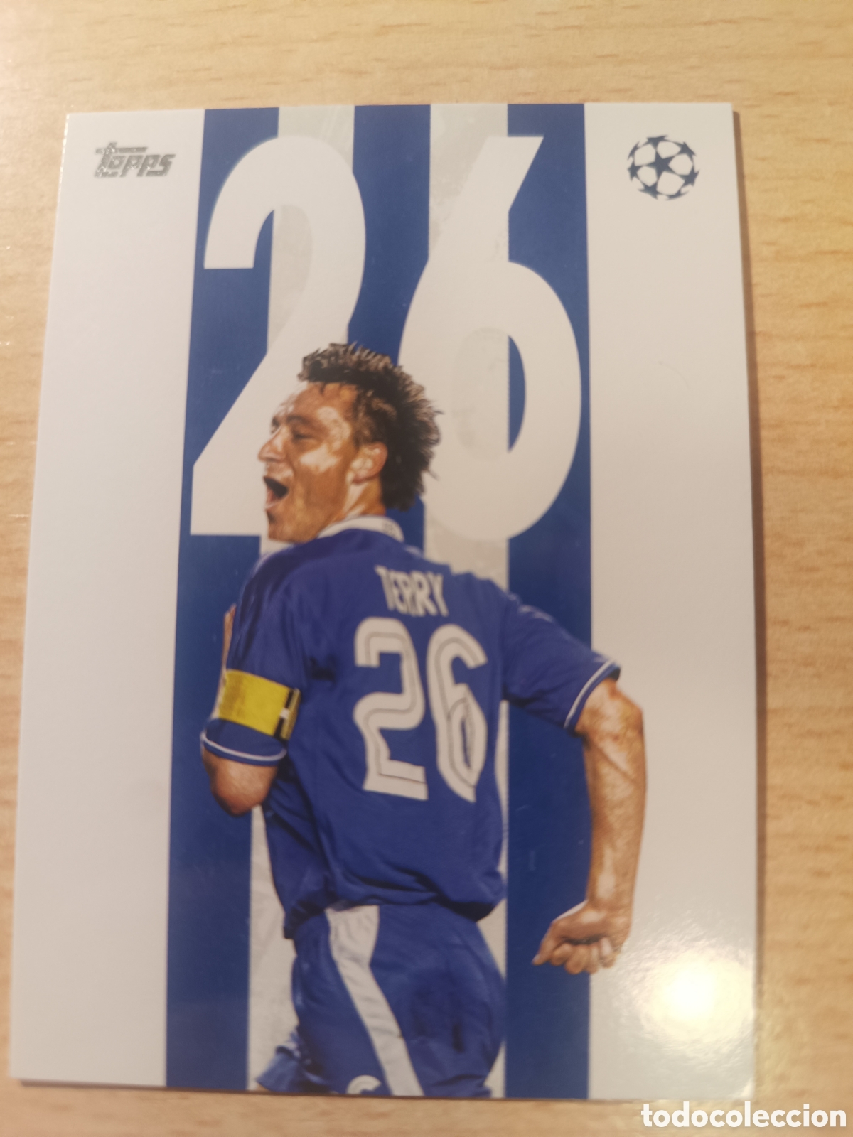 Cromos de f&uacute;tbol: BB 7 JHON TERRY CAPITAN CHELSEA UCC FLAGSHIP 2025 2026 TOPPS 25 26