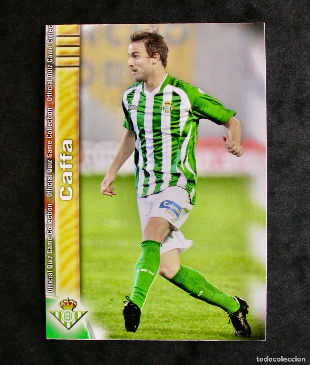 Cromos de f&uacute;tbol: 1229 CAFFA / BETIS / QUIZ GAME COLLECTION 2009-2010 09-10 / MUNDICROMO