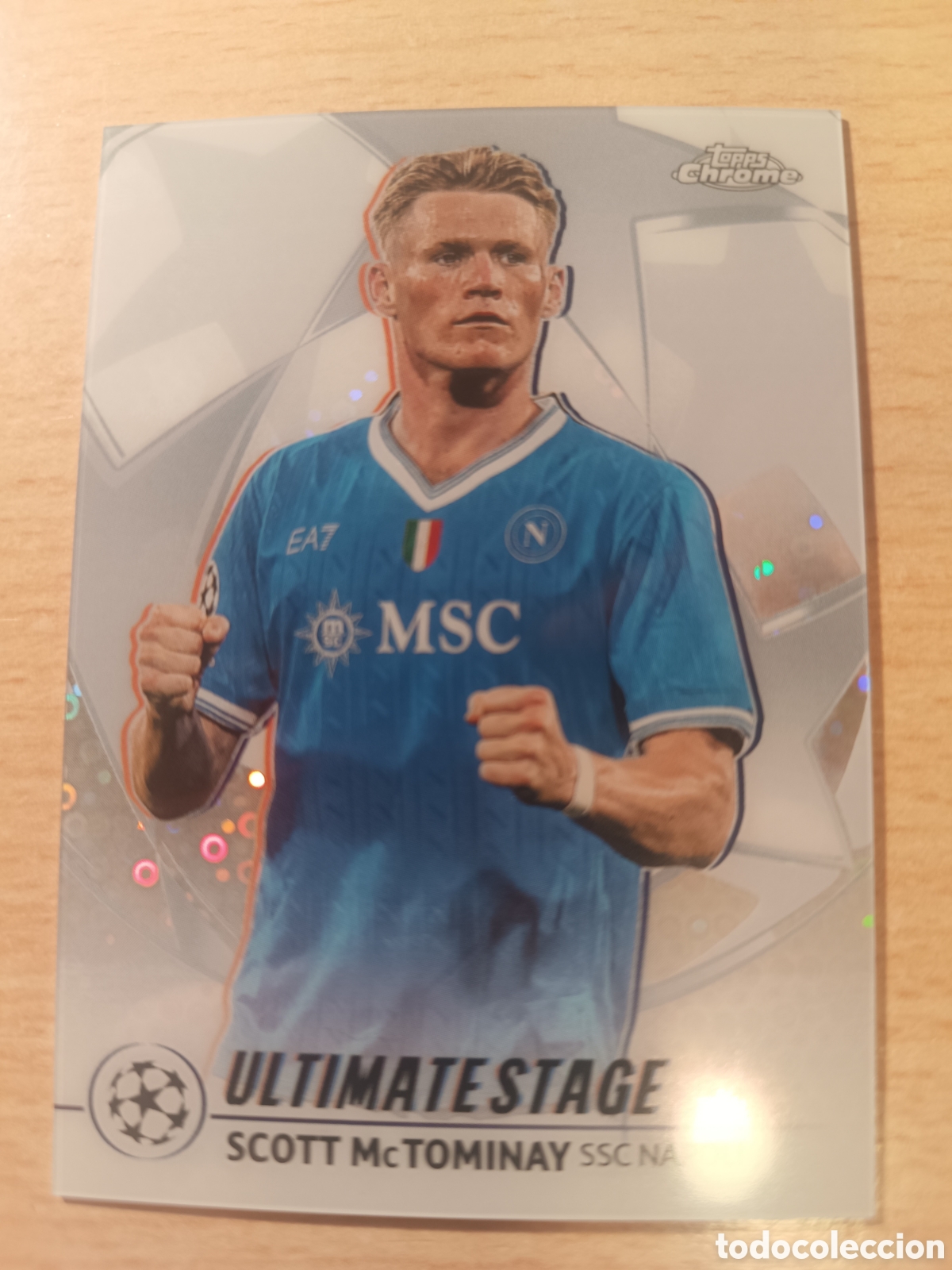 Cromos de f&uacute;tbol: US 39 SCOTT MCTOMINAY NAPOLI NAPOLES ULTIMATE STAGE UCC FLAGSHIP 2025 2026 TOPPS 25 26