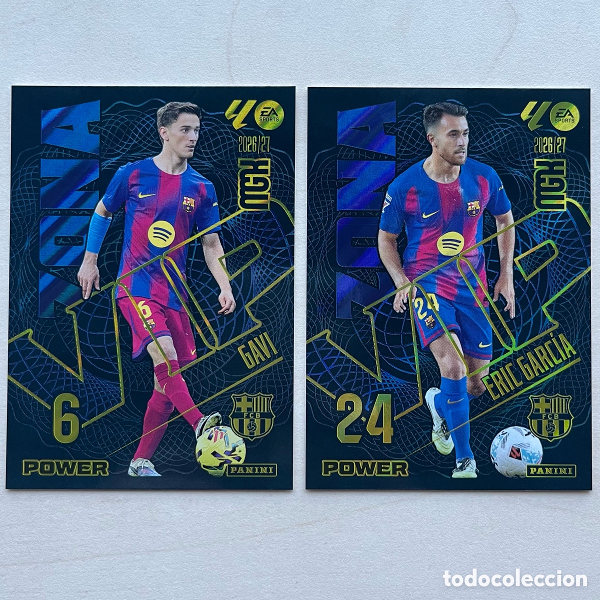 Cromos de f&uacute;tbol: Pedri & Eric Zona Vip Power Megacracks 2026-27 - FC Barcelona