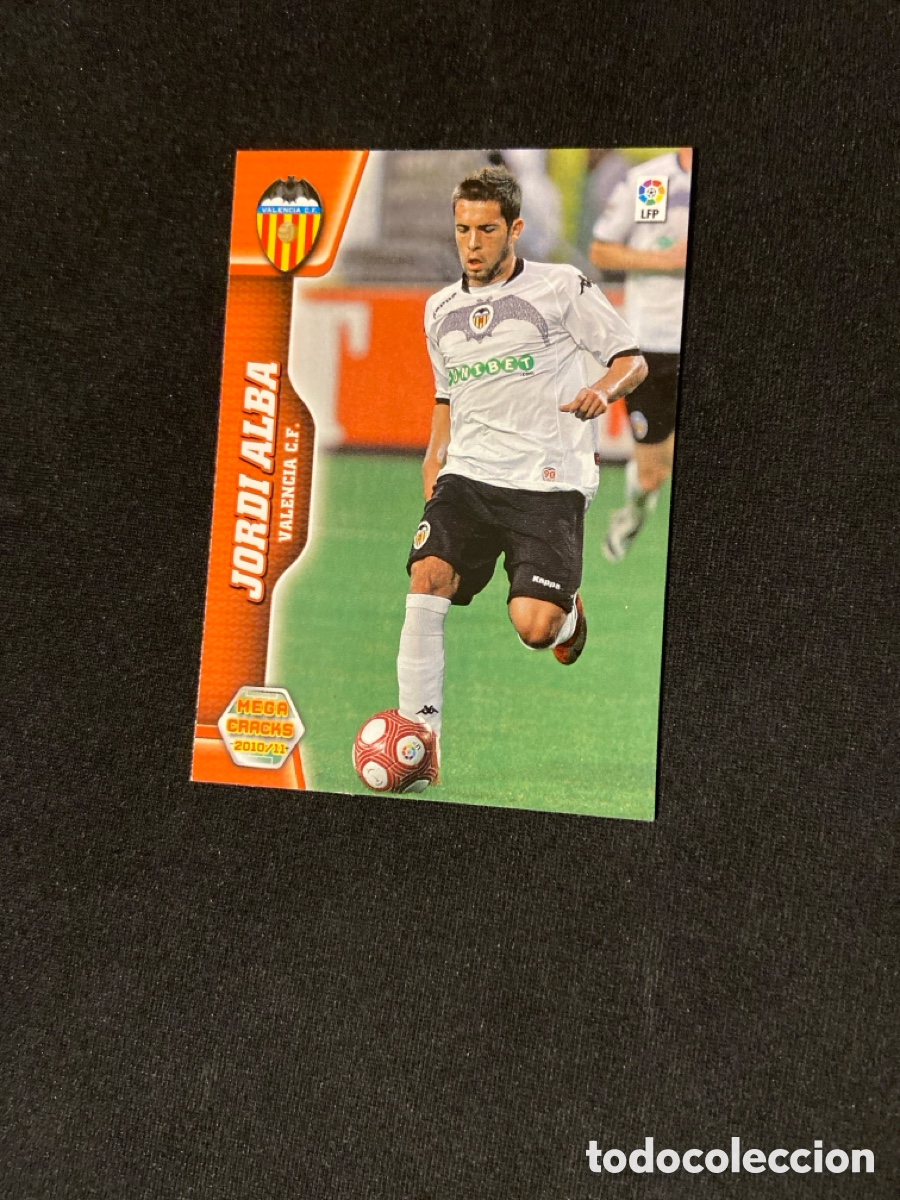 Cromos de f&uacute;tbol: JORDI ALBA 321 (VALENCIA)