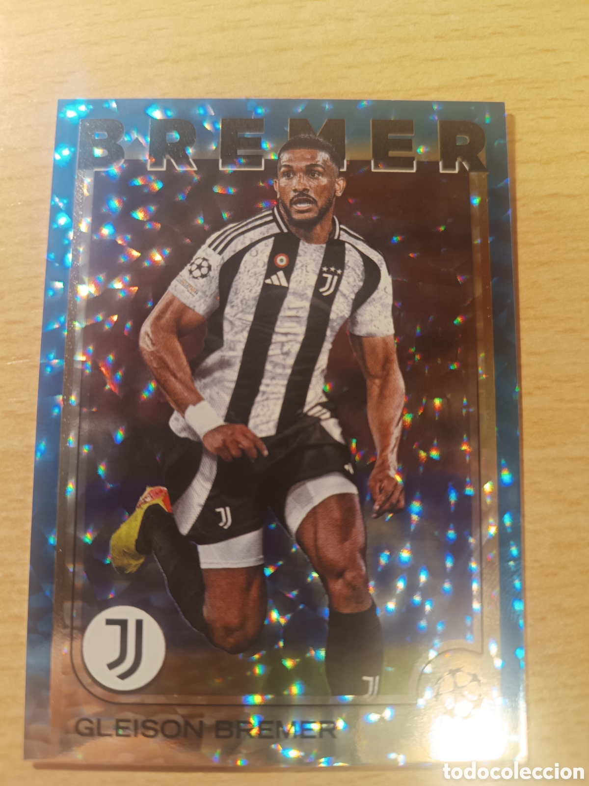 Cromos de f&uacute;tbol: 107 GLEISON BREMER /75 JUVENTUS UCC FLAGSHIP 2024 2025 NUMERADA TOPPS 24 25