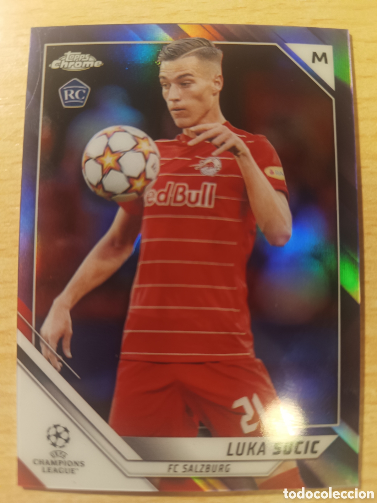 Cromos de f&uacute;tbol: 197 LUKA SUCIC RC /250 SALZBURG TOPPS CHROME 2022 2023 NUMERADA ROOKIE 22 23