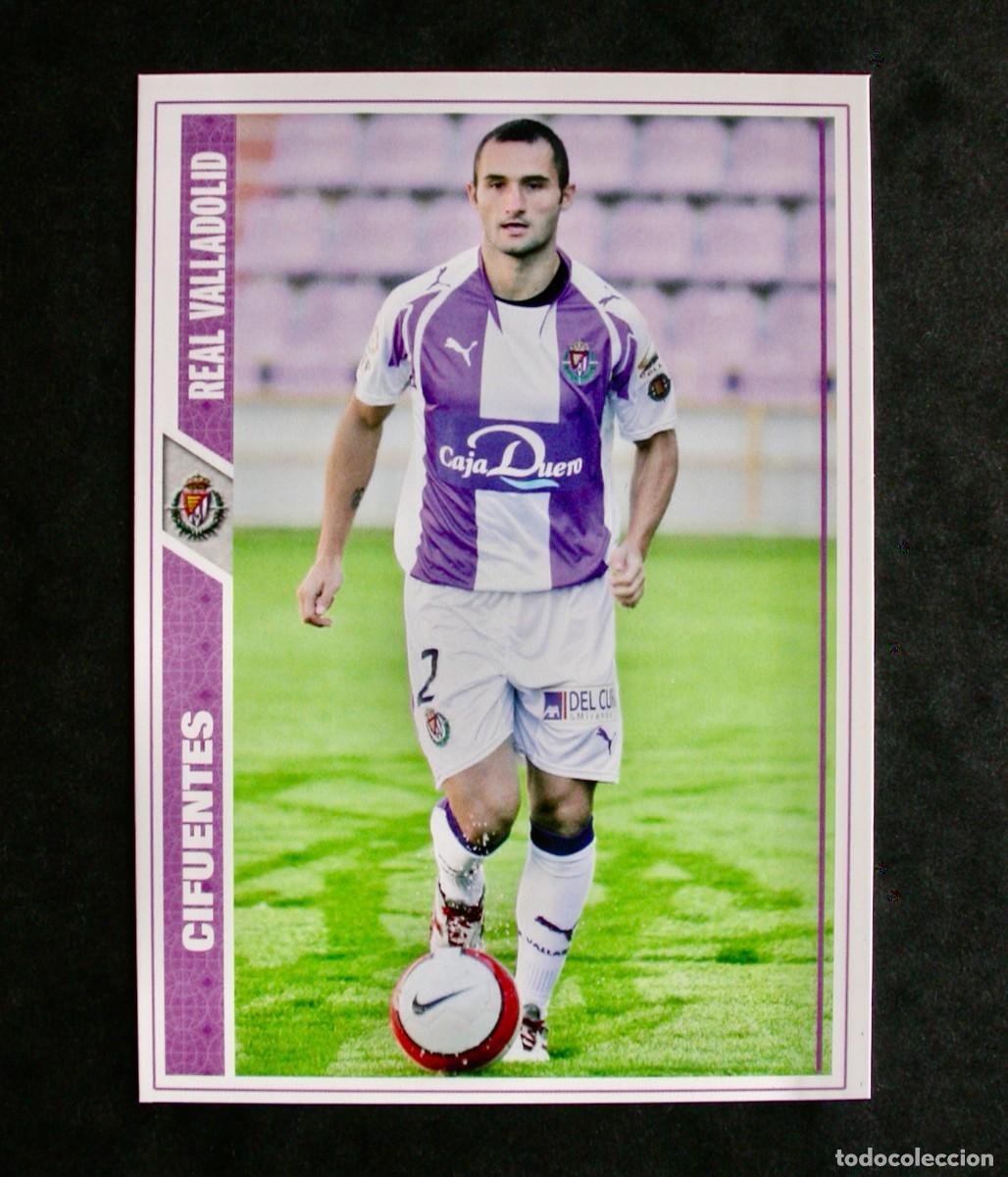 Cromos de f&uacute;tbol: 648 CIFUENTES VALLADOLID / FICHA PLUS II / FICHAS DE LA LIGA 2007 2008 07 08 / MUNDICROMO