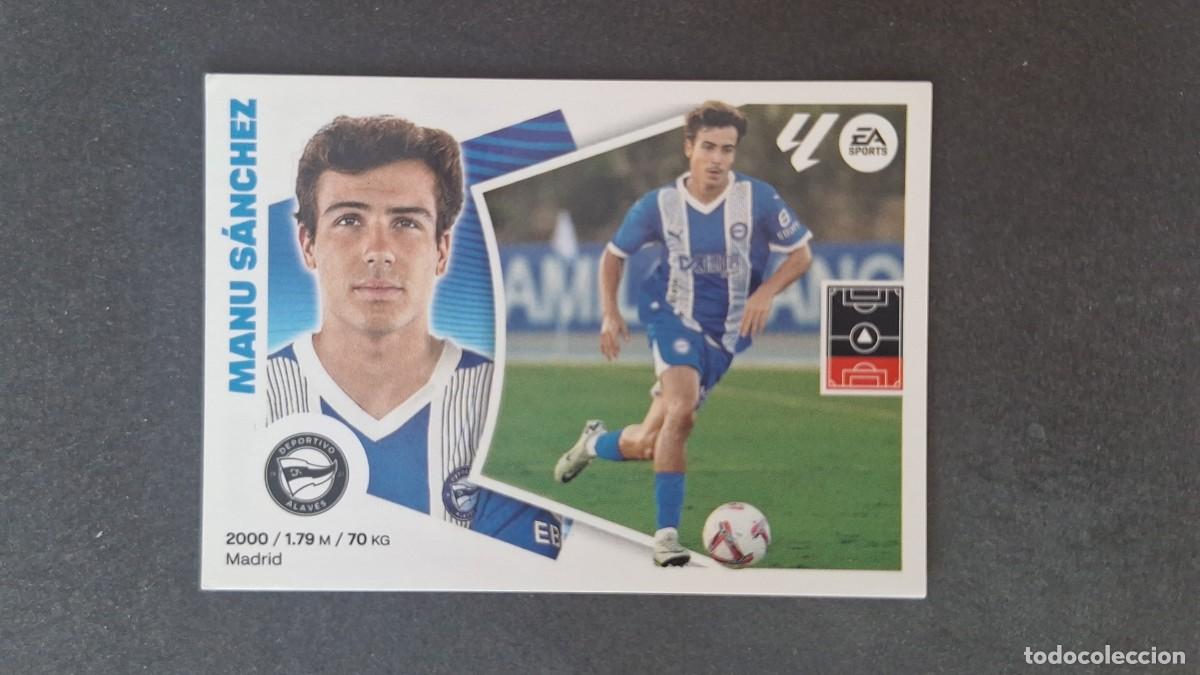 Cromos de f&uacute;tbol: L3 MANU SANCHEZ DEPORTIVO ALAVES COLOCA LIGA ESTE 2024 2025 24 25 SIN PEGAR NUNCA PEGADO