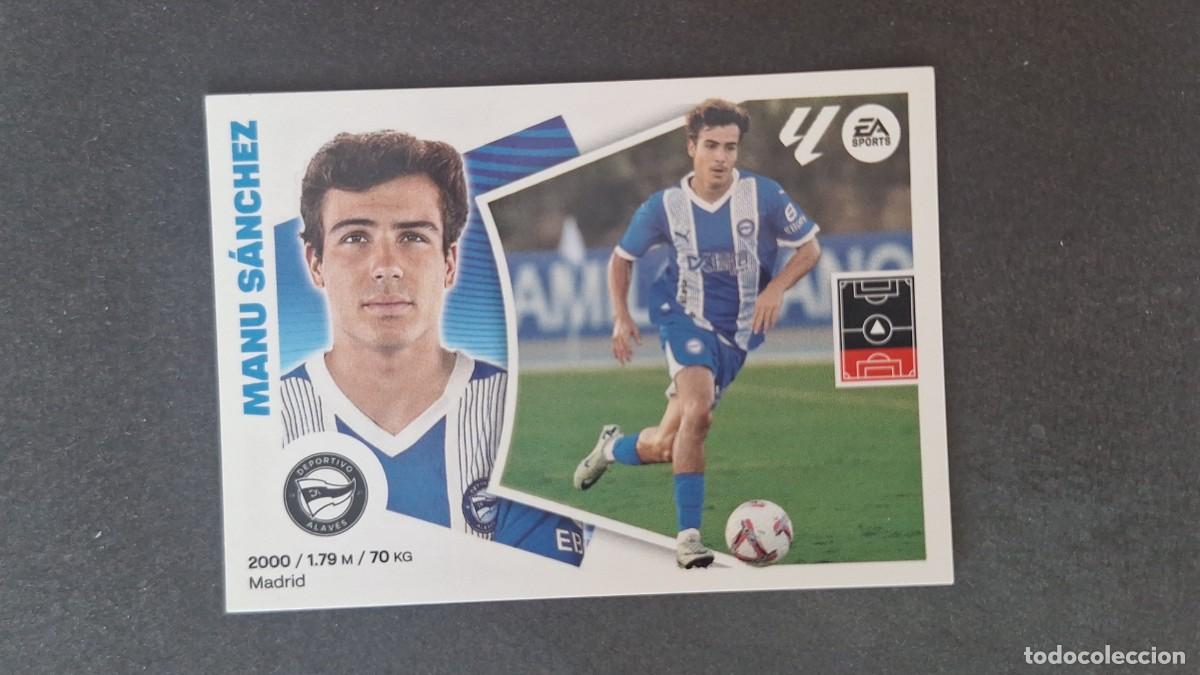 Cromos de f&uacute;tbol: L3 MANU SANCHEZ DEPORTIVO ALAVES COLOCA LIGA ESTE 2024 2025 24 25 SIN PEGAR NUNCA PEGADO