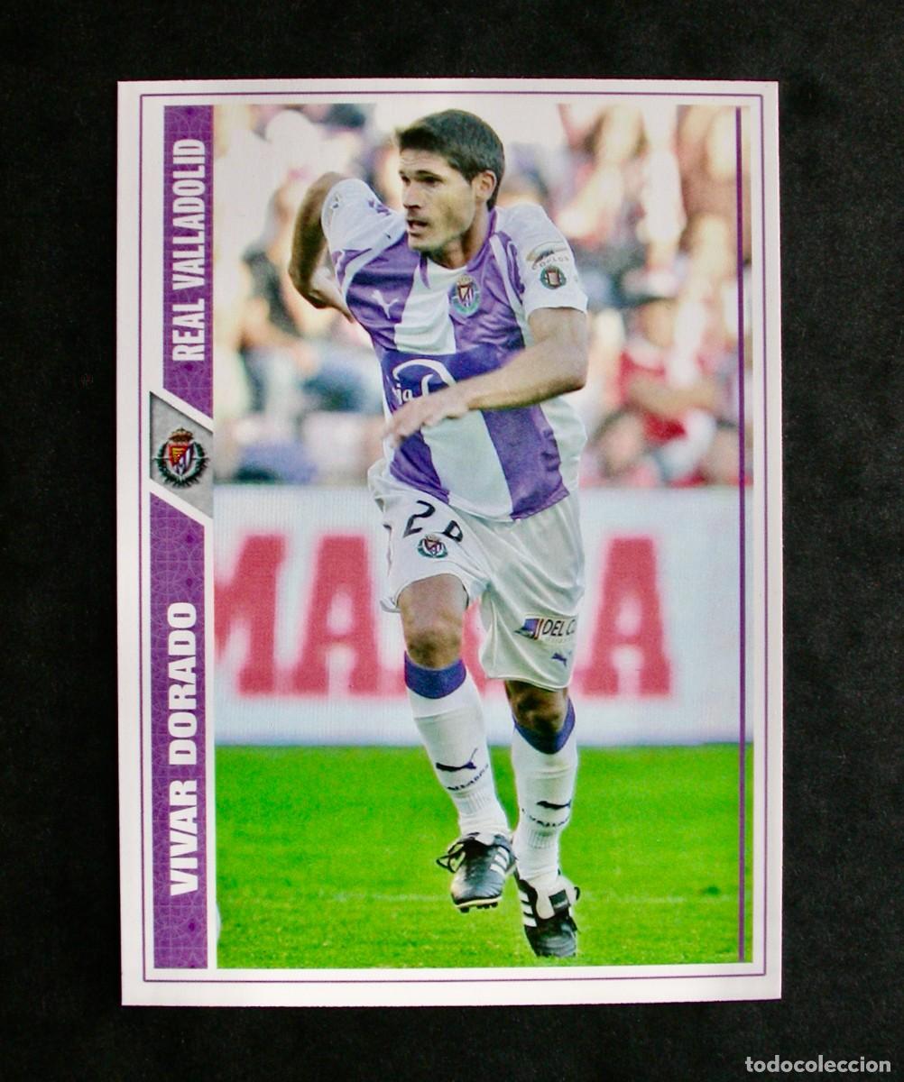 Cromos de f&uacute;tbol: 651 VIVAR DORADO VALLADOLID / FICHA PLUS II / FICHAS DE LA LIGA 2007 2008 07 08 / MUNDICROMO