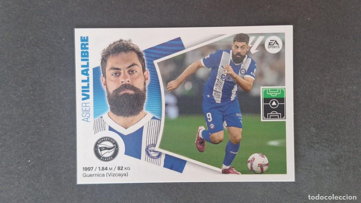Cromos de f&uacute;tbol: L3 VILLALIBRE DEPORTIVO ALAVES COLOCA LIGA ESTE 2024 2025 24 25 SIN PEGAR NUNCA PEGADO