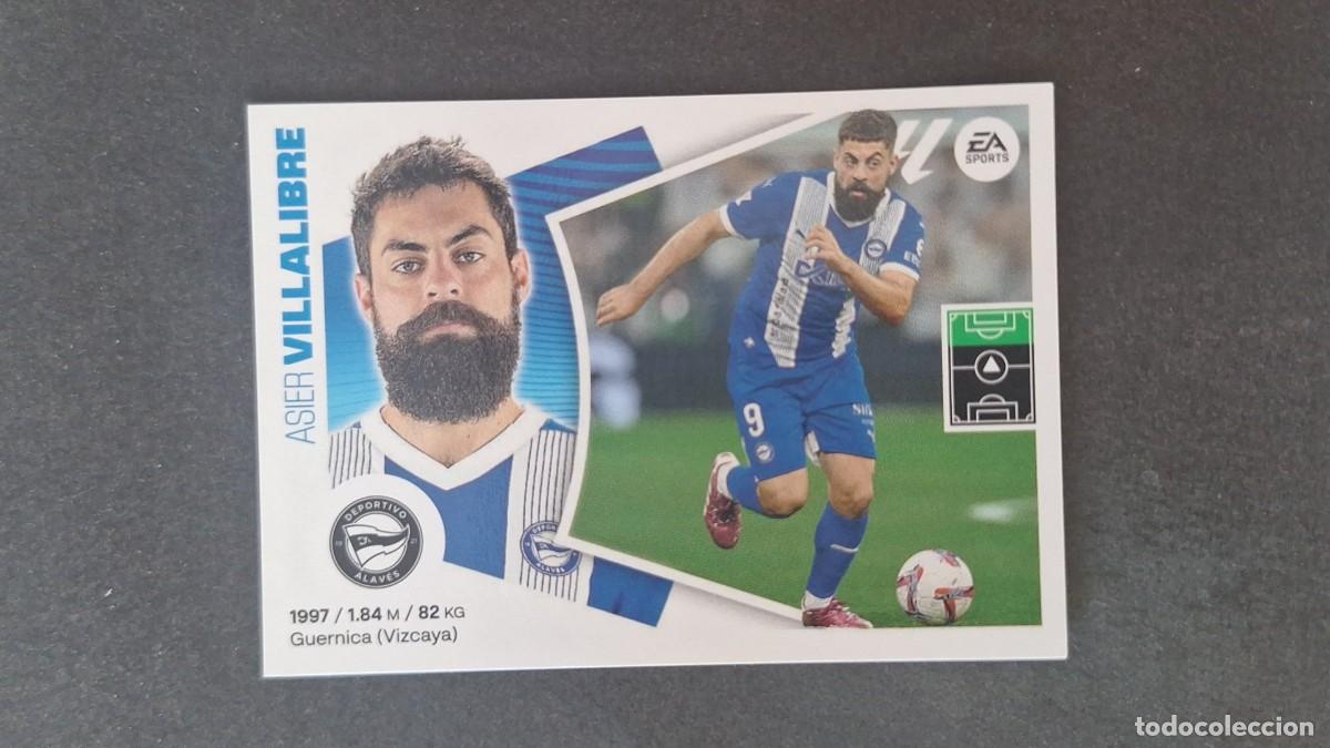 Cromos de f&uacute;tbol: L3 VILLALIBRE DEPORTIVO ALAVES COLOCA LIGA ESTE 2024 2025 24 25 SIN PEGAR NUNCA PEGADO
